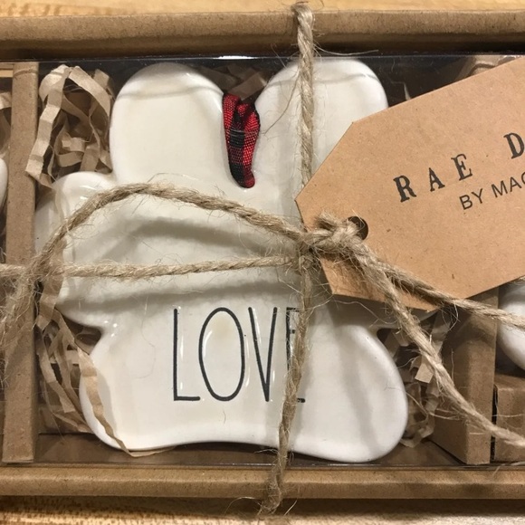 Rae Dunn Dog Ornament Gift Set (3 pack) NWT - Picture 4 of 7